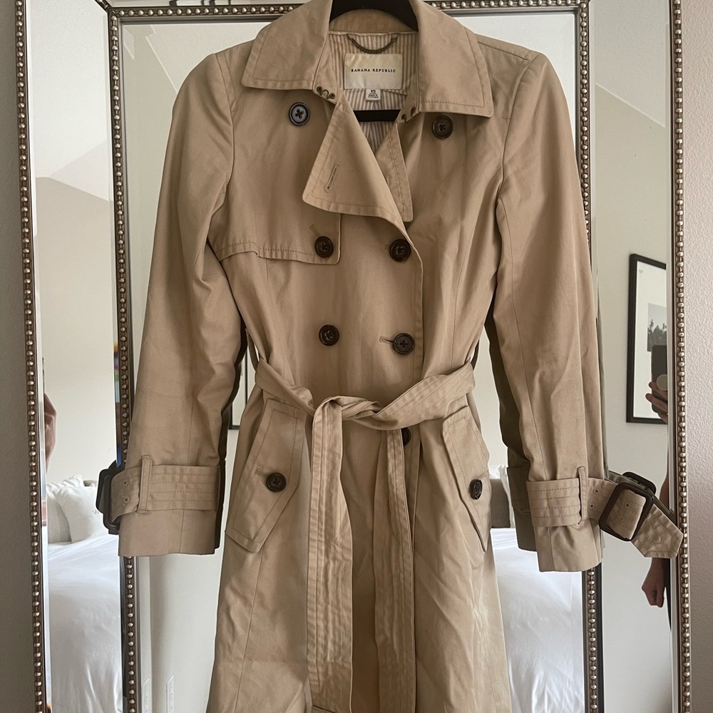 Banana republic timeless trench coat